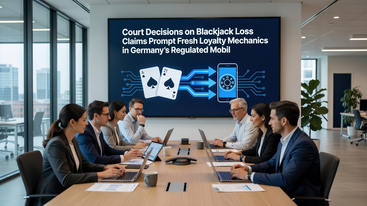 Mobile Live-Dealer-Blackjack-Schnittstelle mit Treuepunkte-Anzeige