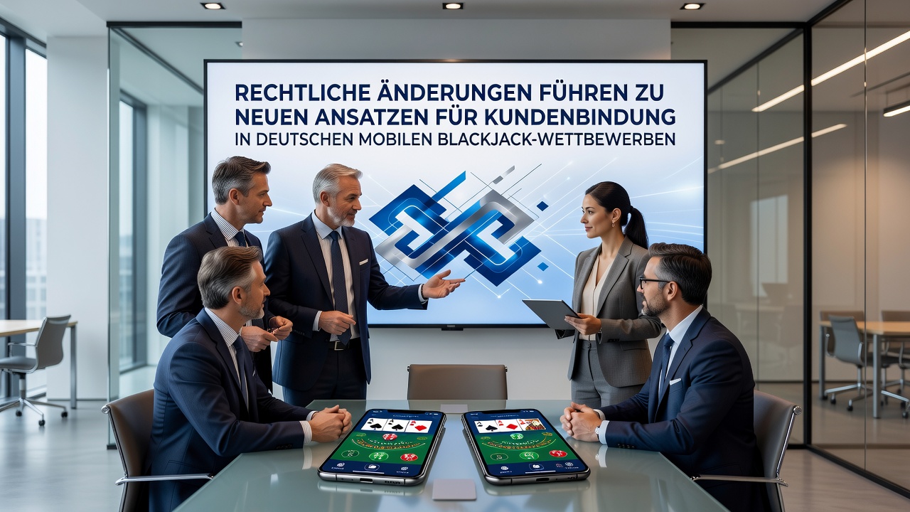 Illustration zu rechtlichen Veränderungen und Treueprogrammen in mobilen Blackjack-Wettbewerben